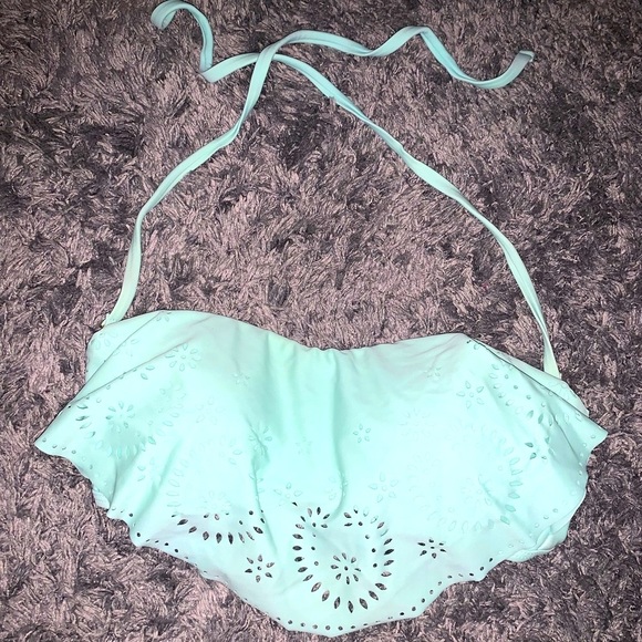 Bandeau bikini top (mint) - Picture 2 of 6